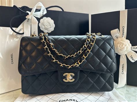 classic flap bag chanel caviar|Classic 11.12 handbag, Lambskin, black — Fashion.